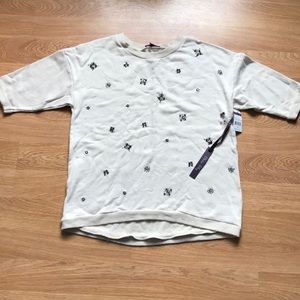 NWT Olivia Sky Beaded Sweater